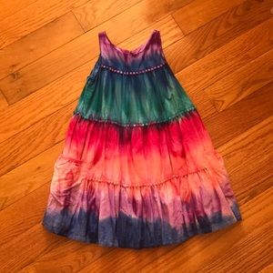 Tie Dyed Summer Dress w/pockets